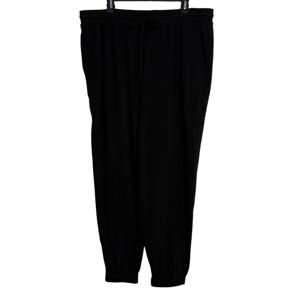 Eileen Fisher Womens XL Black Ankle Track Pants‎ Sweatpants Joggers NWT